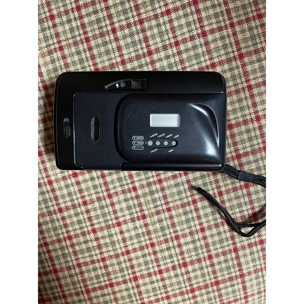 VIVITAR PS80 Data Back Auto Focus Flash Camera 35mm Teated Works - Picture 4 of 6